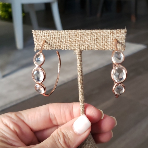 Ippolita candy 3 stone hoops - Picture 3 of 6